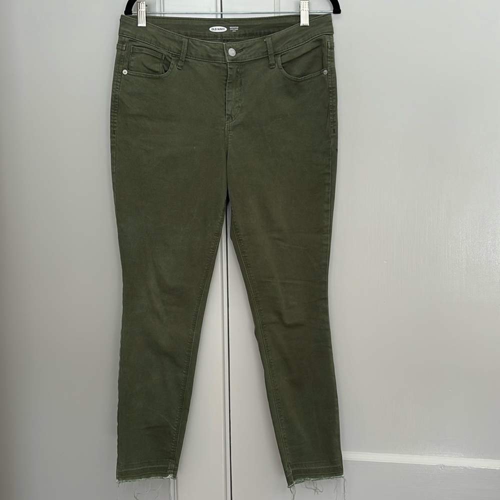 Old Navy, Green, Rockstar, Super skinny Ankle Pant, size 12